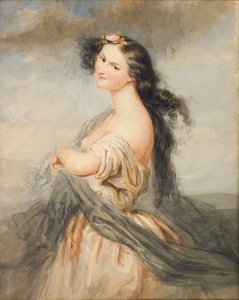 Retrato de Juliette Drouet 1806-1883. de André Charles Voillemot