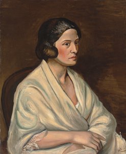 Busto de uma mulher com um xaile de Andre Derain