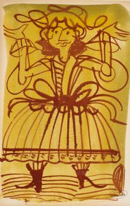 Personagem com os braços levantados de Andre Derain