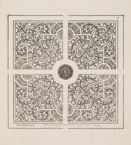 Design para Parterre, do Theatre des Plans et Jardinages, pub.1652 (gravura)