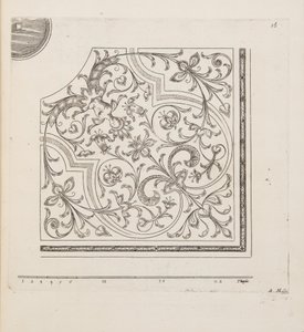 Design para Parterre, do Theatre des Plans et Jardinages, pub.1652 (gravura)