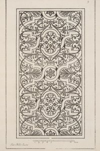 Design para Parterre, do Theatre des Plans et Jardinages, pub.1652 (gravura)