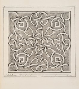Projeto para Parterre, de Teatro de Planos e Jardinagem, pub.1652