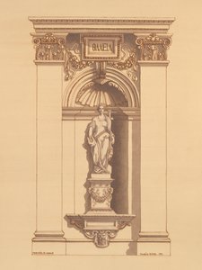 Ópera de Budapeste, Hungria (pormenor) de Andras Kaldor
