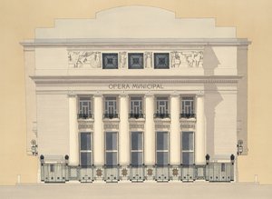 Ópera Municipal, Marselha, França de Andras Kaldor