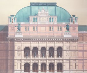 Ópera Estatal, Viena, Áustria (pormenor) de Andras Kaldor