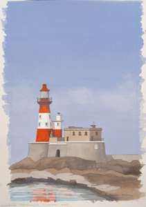 Farol de Longstone, Ilha Farne de Andras Kaldor