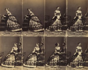 Clara Silvais, 1861. de Andre Adolphe Eugene Disderi