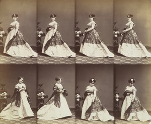 Louise Abigdon, 1866. de Andre Adolphe Eugene Disderi