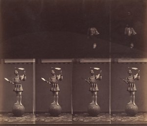 O Malabarista Manoel, 1861. de Andre Adolphe Eugene Disderi