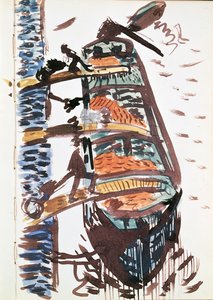 Álbum, página 105 (aguarela sobre papel) de Andre Derain