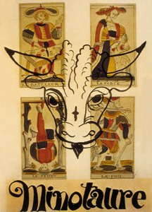 Capa da revista surrealista francesa "Minotaure" de Andre Derain