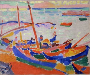 Barcos de pesca em Collioure (Pirinéus Orientais, França) (Barco de pesca, Collioure)