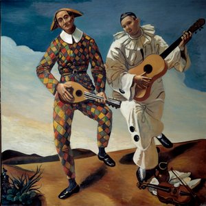 Arlequim e Pierrot de Andre Derain
