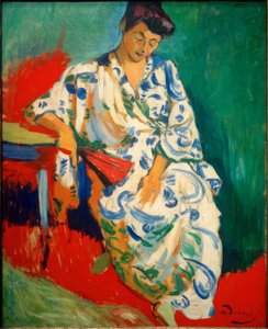 Mulher com xaile, Madame Matisse com quimono de Andre Derain