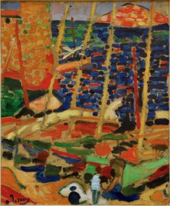 O porto de Collioure de Andre Derain