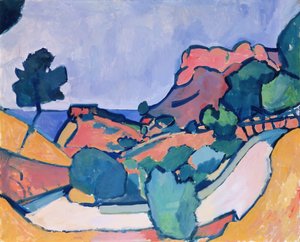 Estrada da montanha de Andre Derain