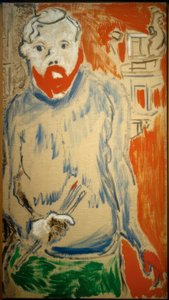 Retrato de Henri Matisse (Matisse no estúdio) de Andre Derain