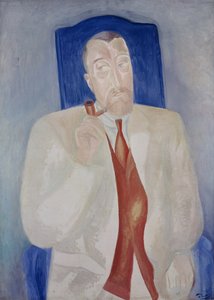 Retrato de Paul Poiret (1879-1944) estilista francês de Andre Derain