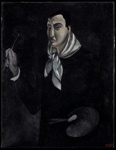 Retrato do Artista, c.1912-14 (óleo sobre tela) de Andre Derain