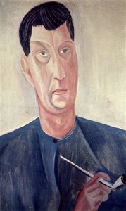 Autorretrato com um cachimbo de Andre Derain