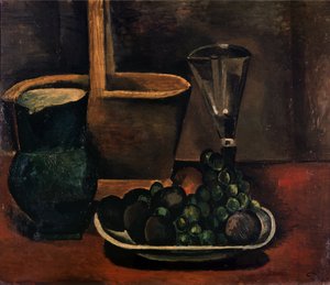 Natureza morta (óleo sobre tela) de Andre Derain