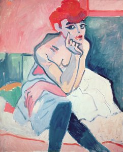 A Bailarina, c.1910 (óleo sobre tela) de Andre Derain