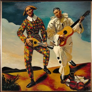 Dois palhaços de Andre Derain