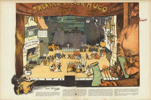 Centenário do nascimento de Victor Hugo, ilustração para Le Rire