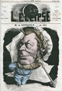 Adolphe Georges Gueroult (1810-1872), jornalista francês Saint-Simonians. Capa em "L