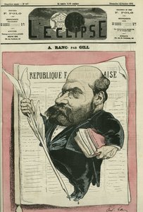 Arthur Ranc (1831-1908), jornalista e político francês. Capa em "L