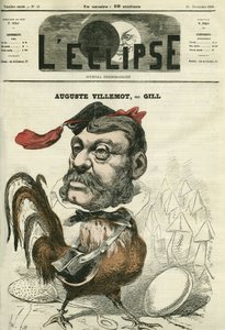 Auguste Villemot (1811-1871), jornalista francês. Capa em "L