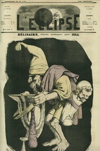 Belisaire a implorar dizendo "é para a criança". Capa em "L