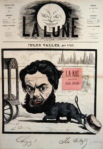 Caricatura da capa de Jules Valles ilustração da revista 