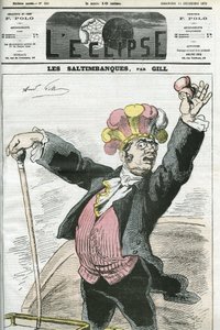 Desenho animado "The Saltimbanks", "rip! Não lutes! ", série sobre charlatães. Capa em "L