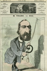 Desenho animado por Pierre Tirard (1827-1893), político francês. Capa em "L