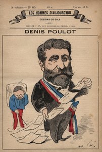 Desenho animado de Denis Poulot 1832-1905 de 