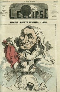 Jean Girault (1825-1909), moleiro e político francês. Capa em "L