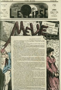 Melie, a carta de amor da Melie tem a sua "Tatave", Gustave Viaut. Capa em "L
