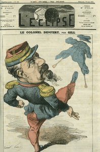Pierre Philippe Denfert-Rochereau (Denfert Rochereau) (1823-1878), soldado e político francês. Capa em "L