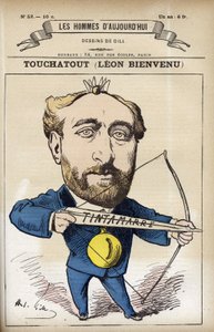 Retrato de Leon Bienvenu dit Touchatout (1835-1911), jornalista francês e autor de "L
