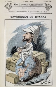 Savorgnan de Brazza - por Gill, em "Today