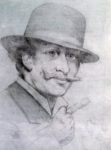 Auto-retrato de André Gill, 1883, 1927 de Andre Gill