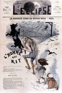 O homem que ri Victor Hugo - por Gill, em "L