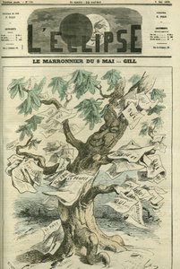 A castanheira de 8 de maio, aprovada pelo Senado por plebiscito, estabelece a responsabilidade dos ministros perante o Poder Legislativo. Capa em "L