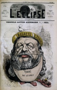 Théophile Gautier - por Gill, em "L
