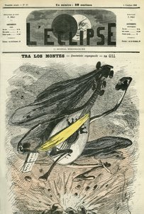 Tra los montes, fantasia espanhola, evocação do contexto político difícil da Espanha. Capa em "L