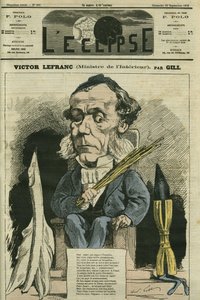 Victor Lefranc (1809-1883), político francês. Capa em "L