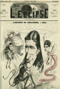 Victorien Sardou (1831-1908), dramaturgo francês. Capa em "L