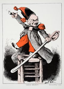 Velho Soldado !, da História da Terceira República, vol. Eu, História Política, pub.1933 de Andre Gill